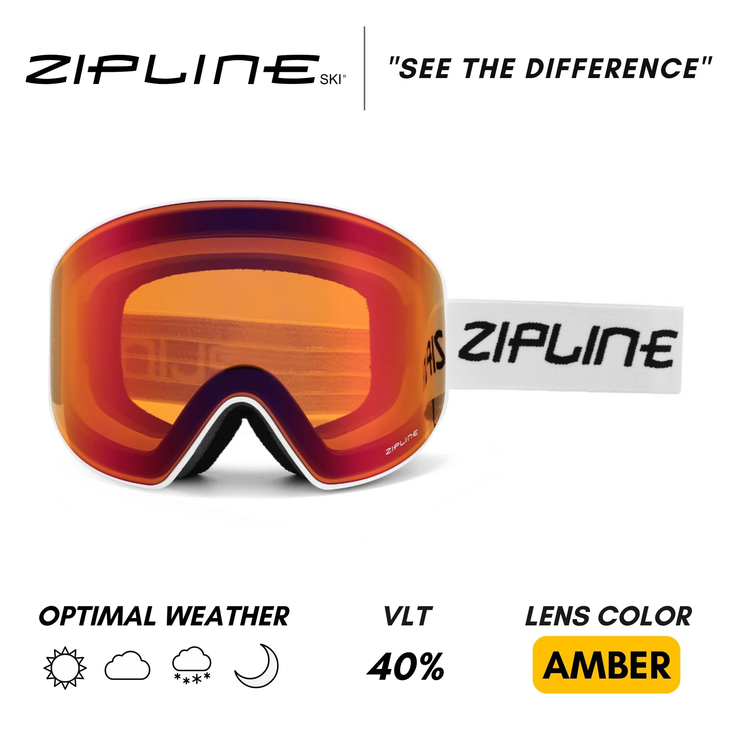 Podium XT Replacement Lens Only — Zipline Ski